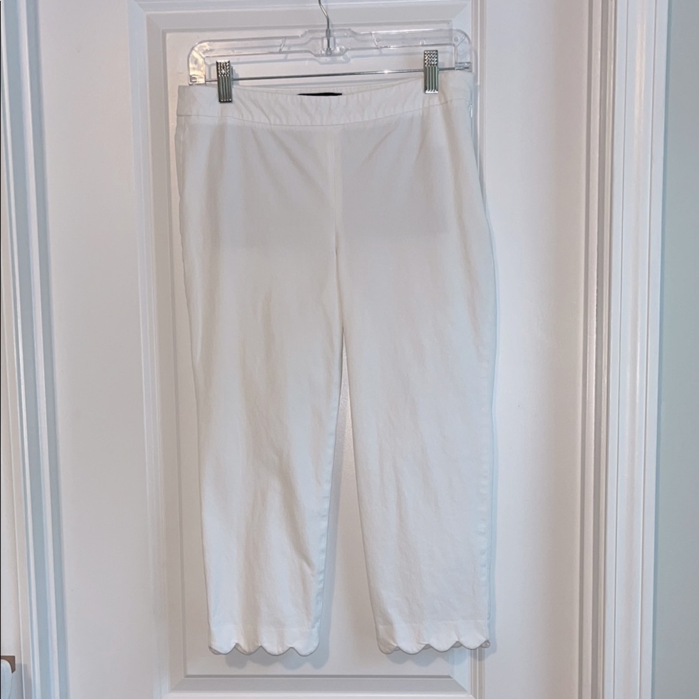 ⚡️ 3 for $30 ⚡️ Talbots White Chatham Crop Pants